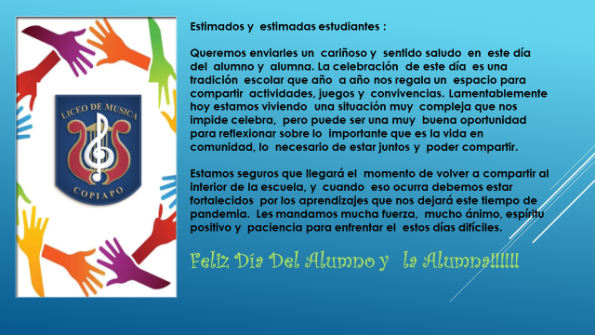 saludo dia del alumno